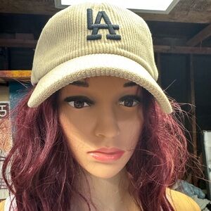 LA Tan Corduroy Cap